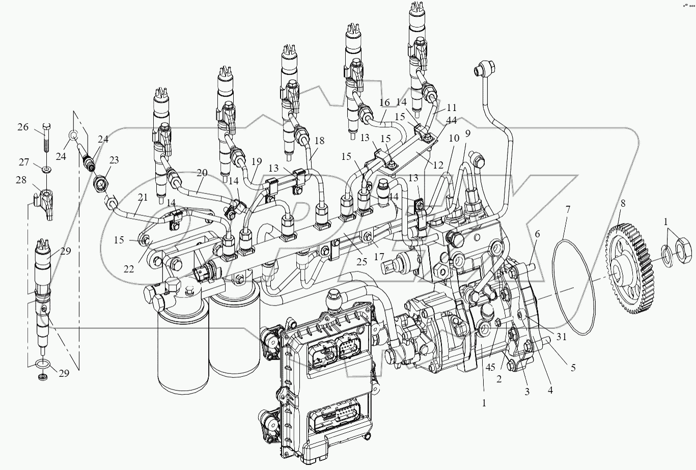  Система топливоподачи I
