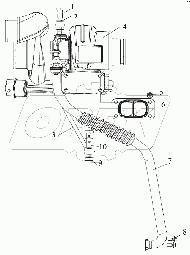  Система турбонаддува