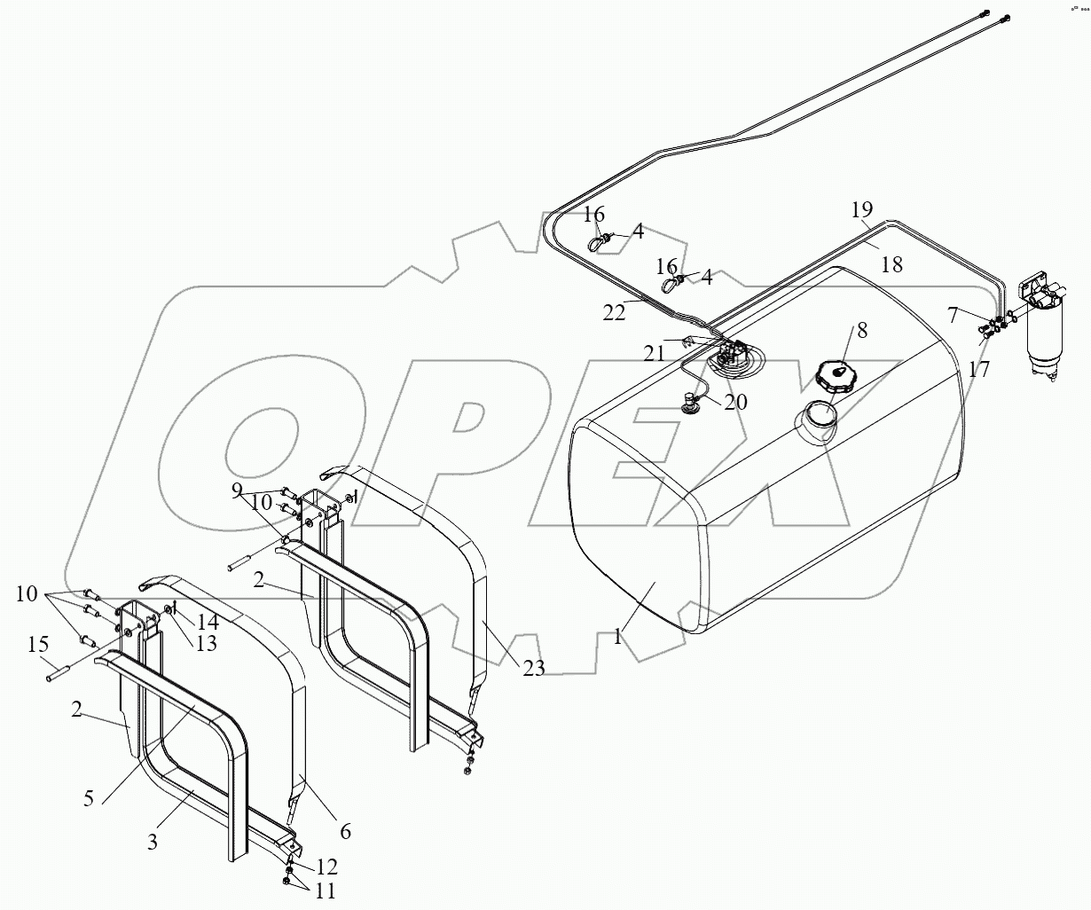  Топливный бак и топливопроводы