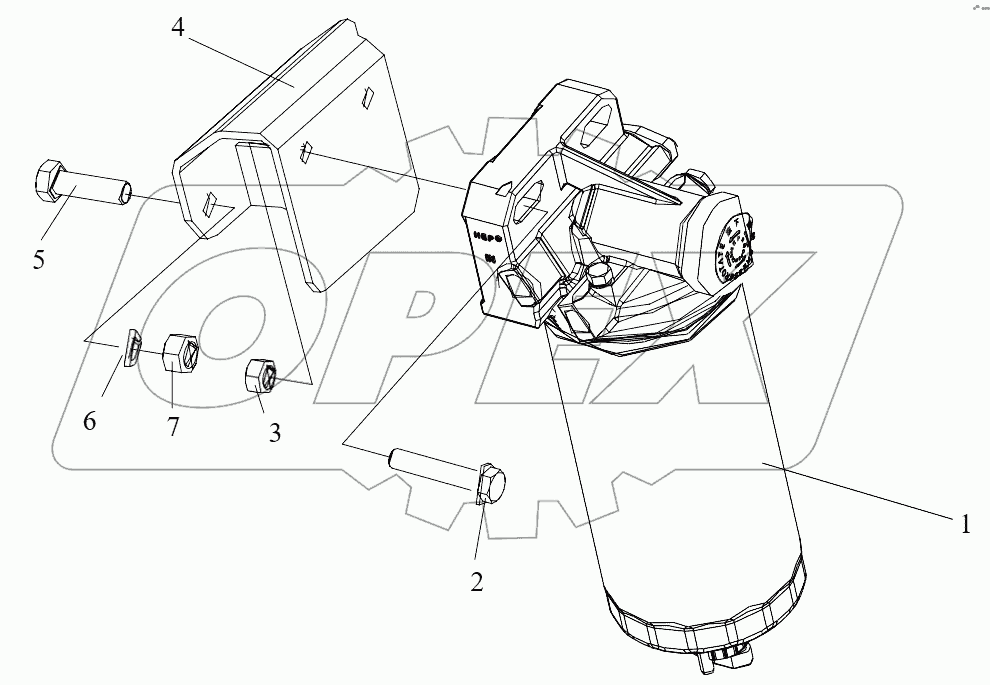  Фильтр грубой очистки топлива