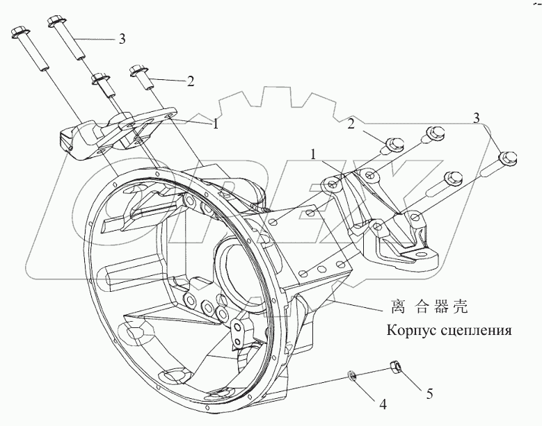  Задняя подвеска энергоагрегата