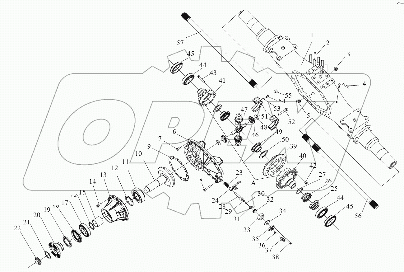  Задний мост