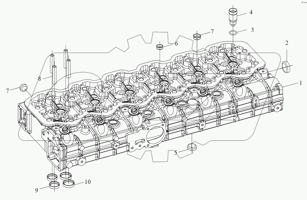  Головка блока цилиндров