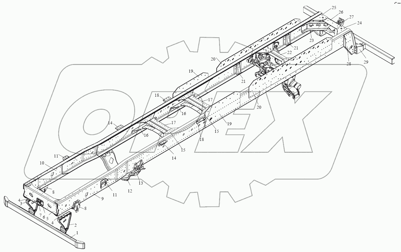  Рама и устройства защиты