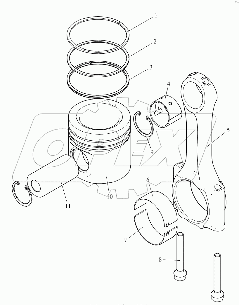  Поршни и шатуны