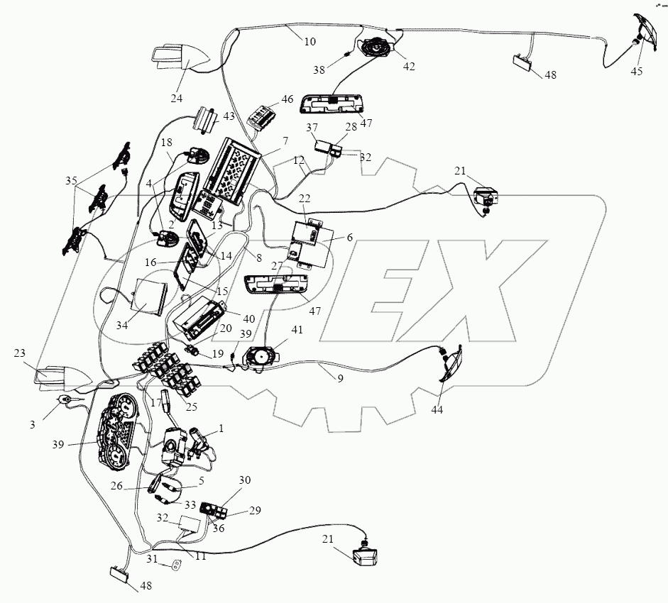  Электрооборудование кабины