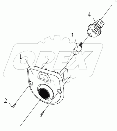  Лампа чтения для водителя