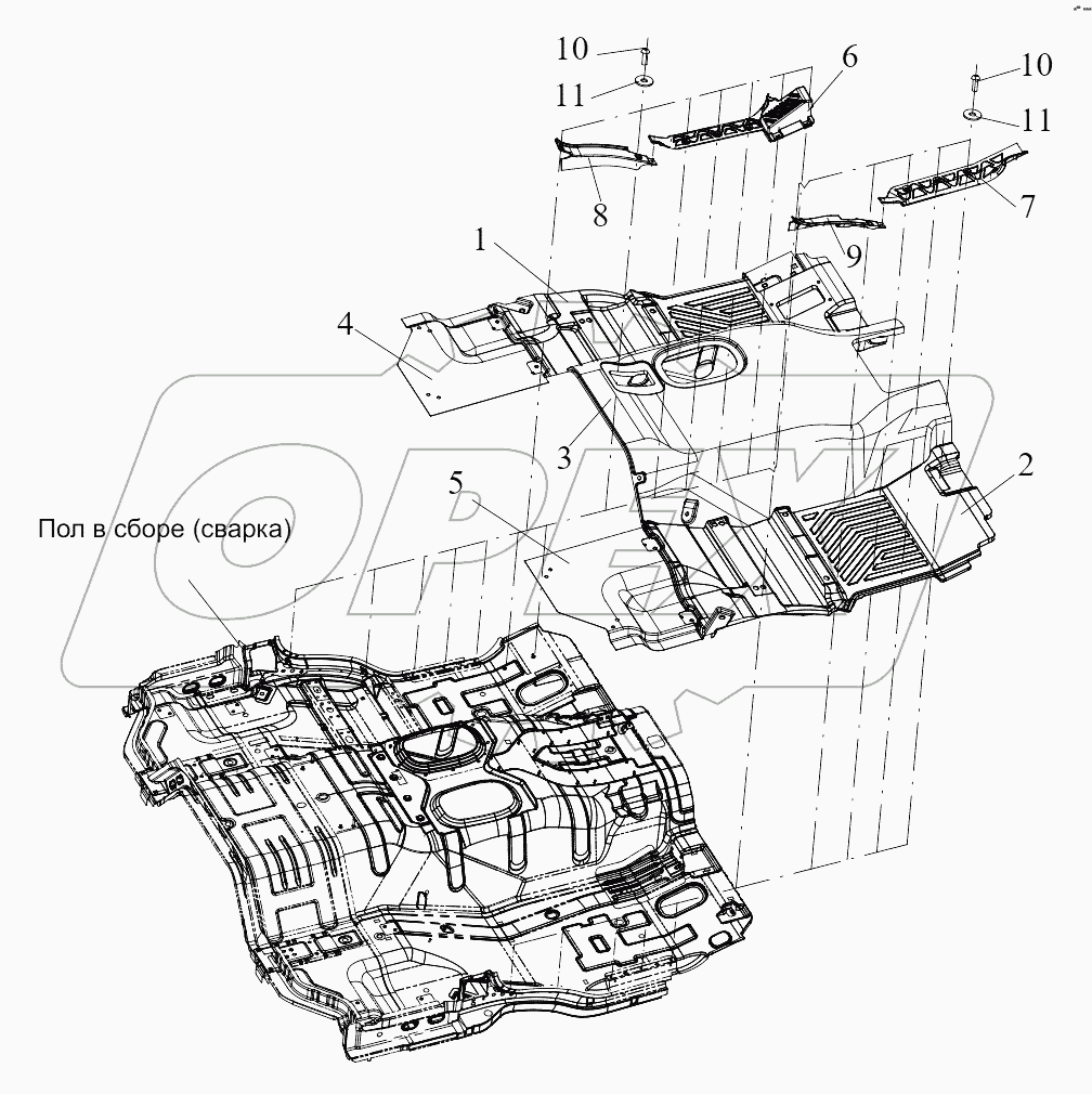  Компоненты коврика