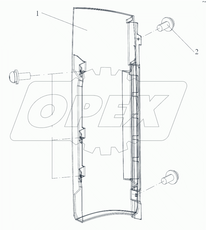  Правый обтекатель