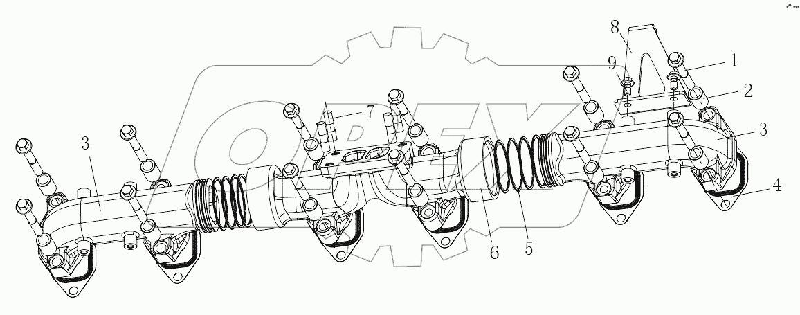  Выхлопная труба