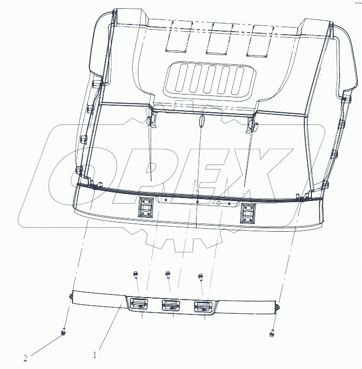  Держатель лампочки отображения скорости