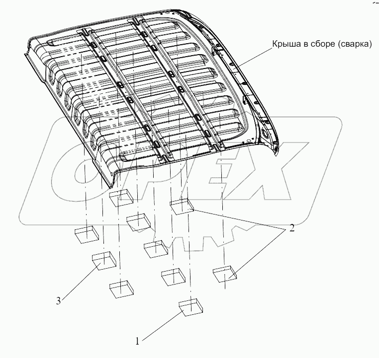  Компоненты облицовки крыши (I)