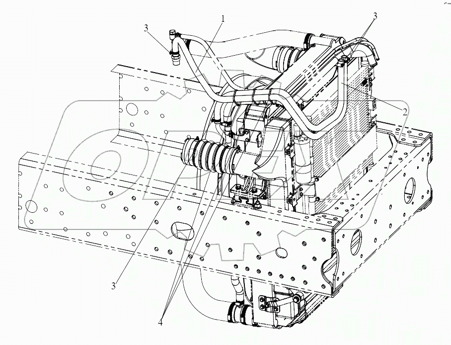  Водопроводы отопителя