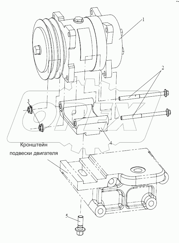  Компрессор с воздушным охлаждением