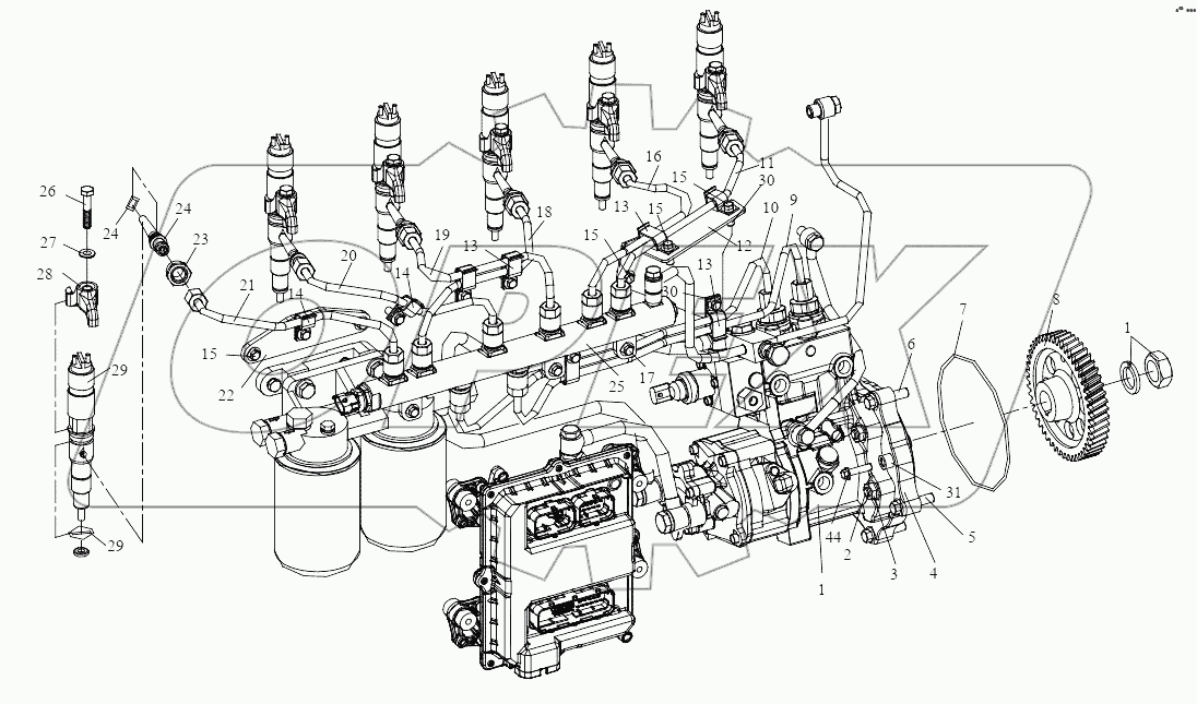  Система подачи топлива (I)