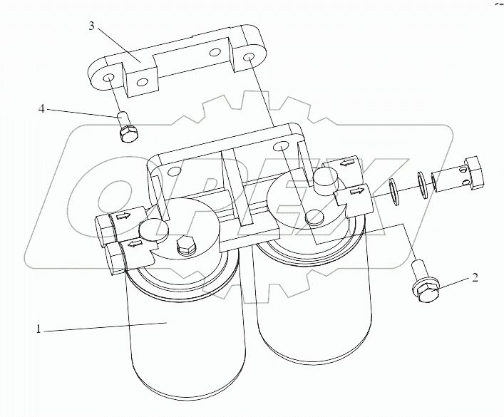  Фильтр тонкой очистки топлива