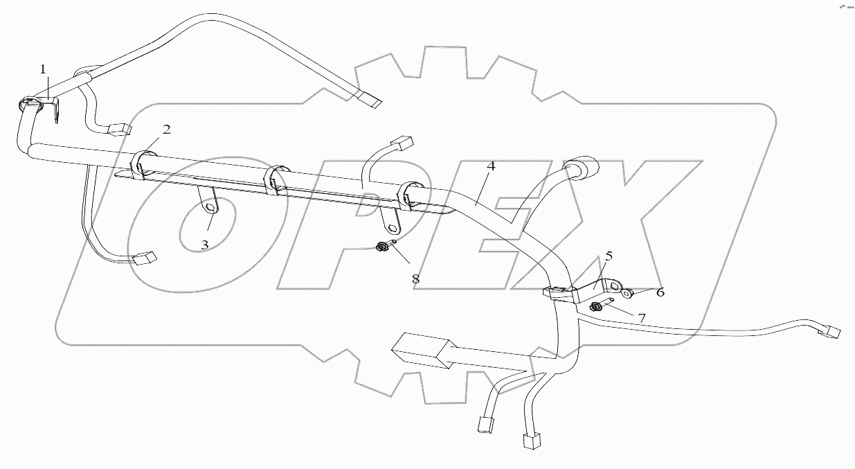  Жгут проводов двигателя