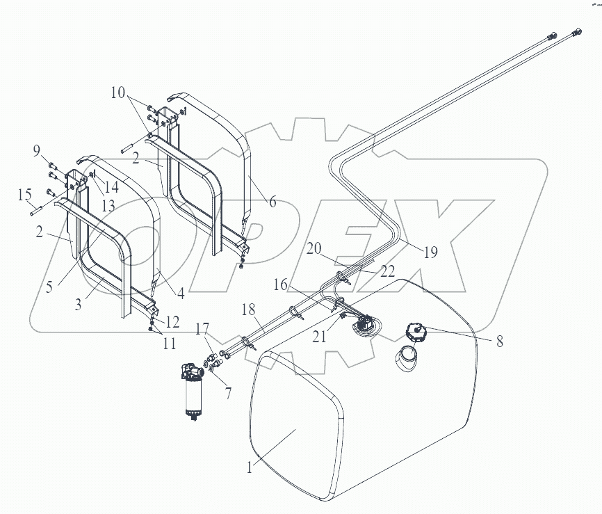  Топливный бак и топливопроводы