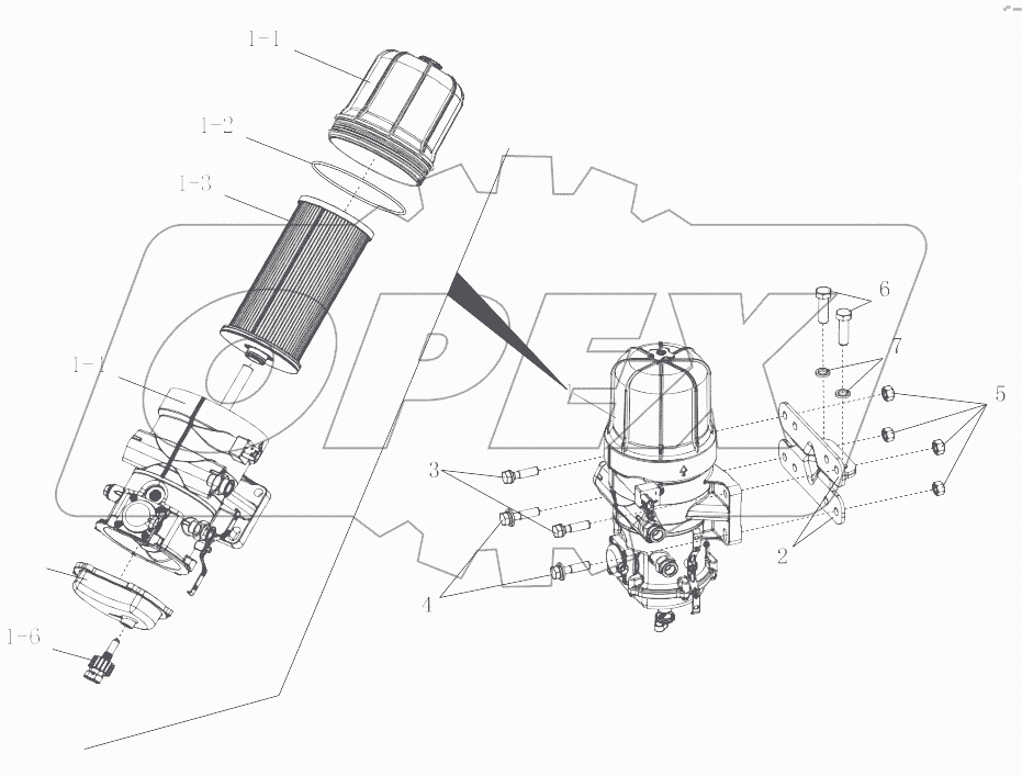  Фильтр грубой очистки топлива