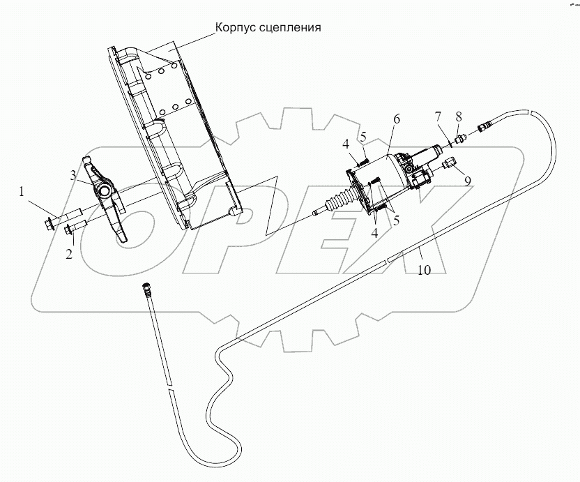  Система управления сцеплением