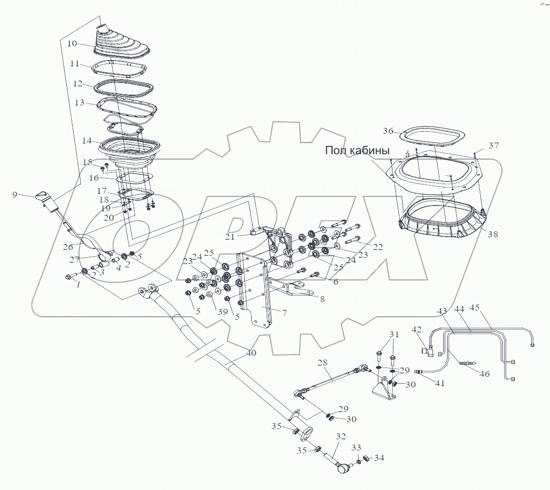  Механизм управления переключением передач