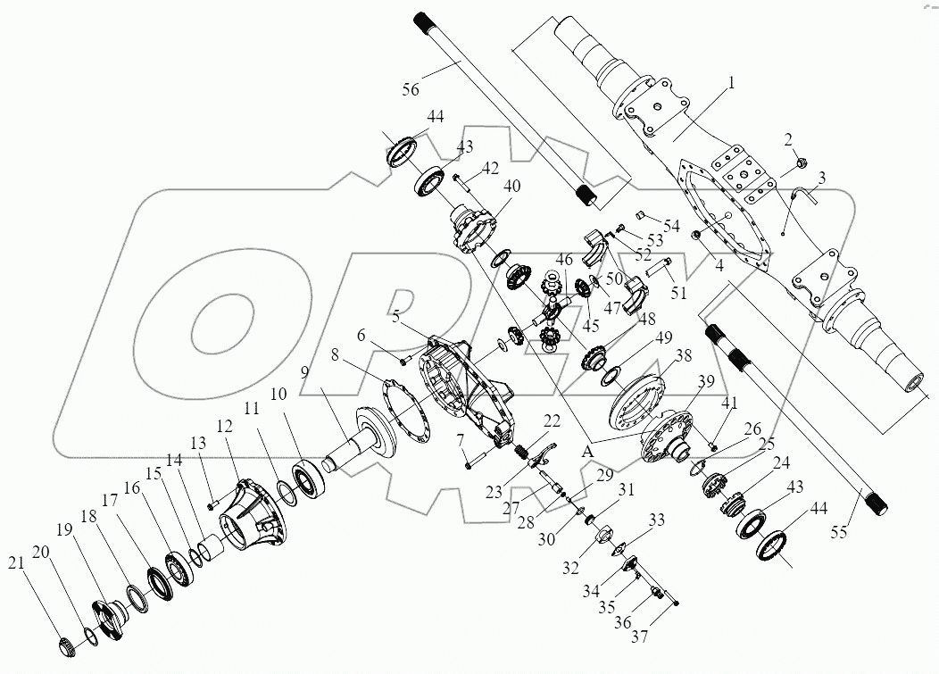  Задний мост