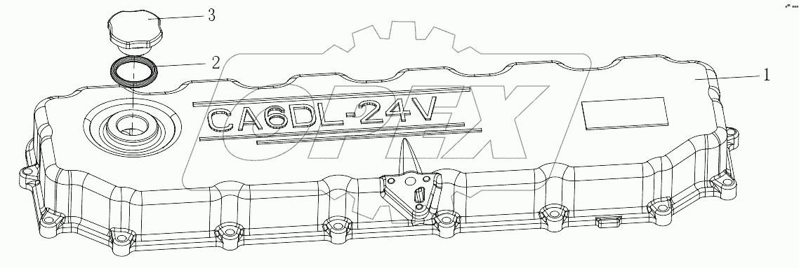  Кожух головки блока цилиндров