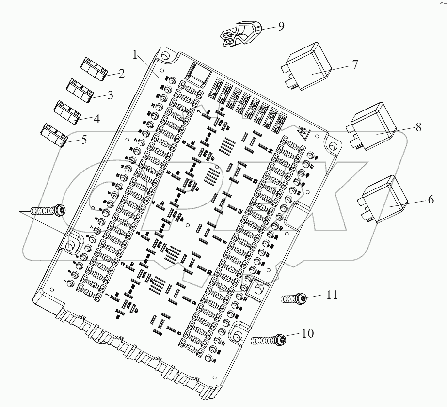  Блок предохранителей с реле