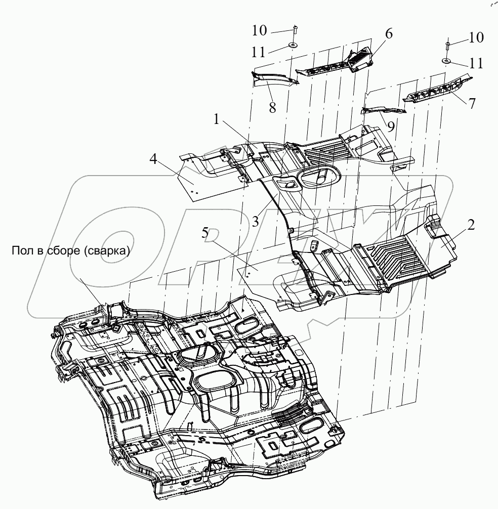  Компоненты коврика