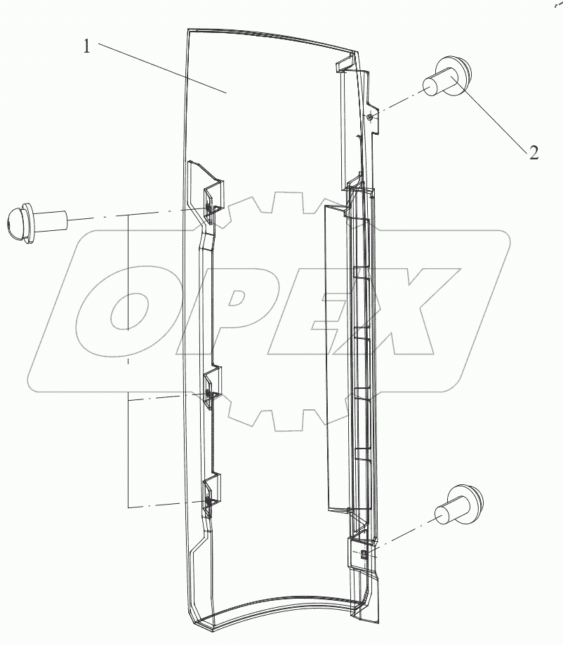  Правый обтекатель