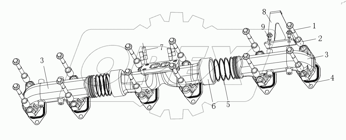  Выхлопная труба