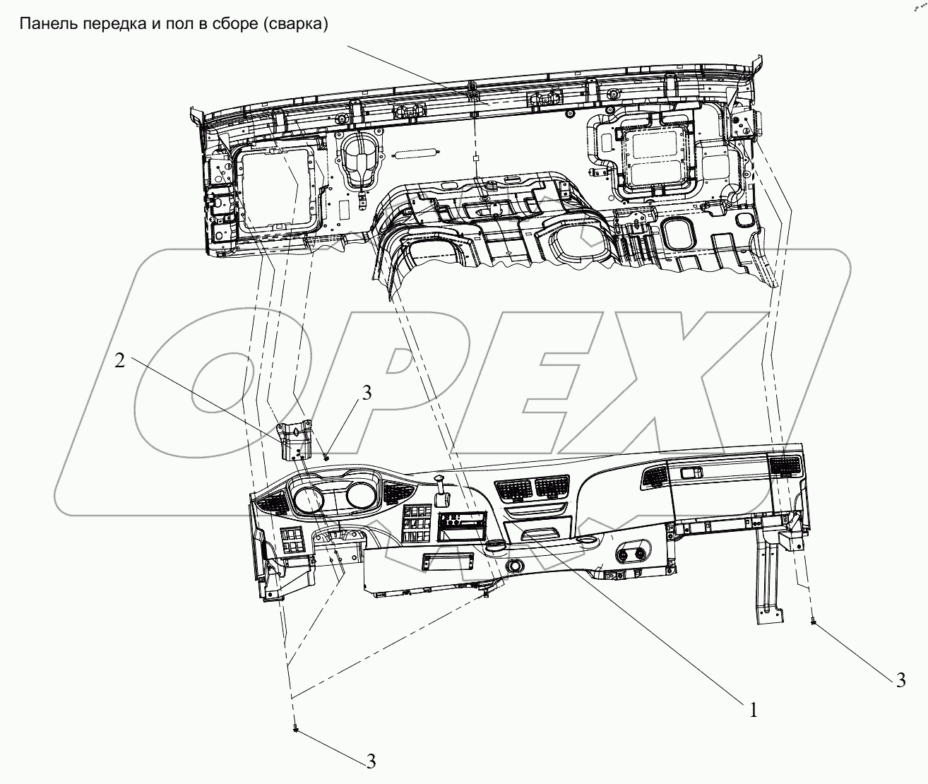  Приборная панель (V)