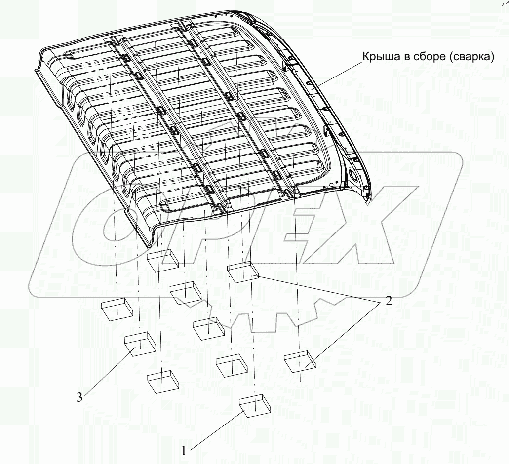  Компоненты облицовки крыши (I)