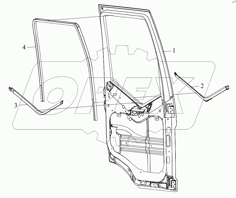  Уплотнитель двери