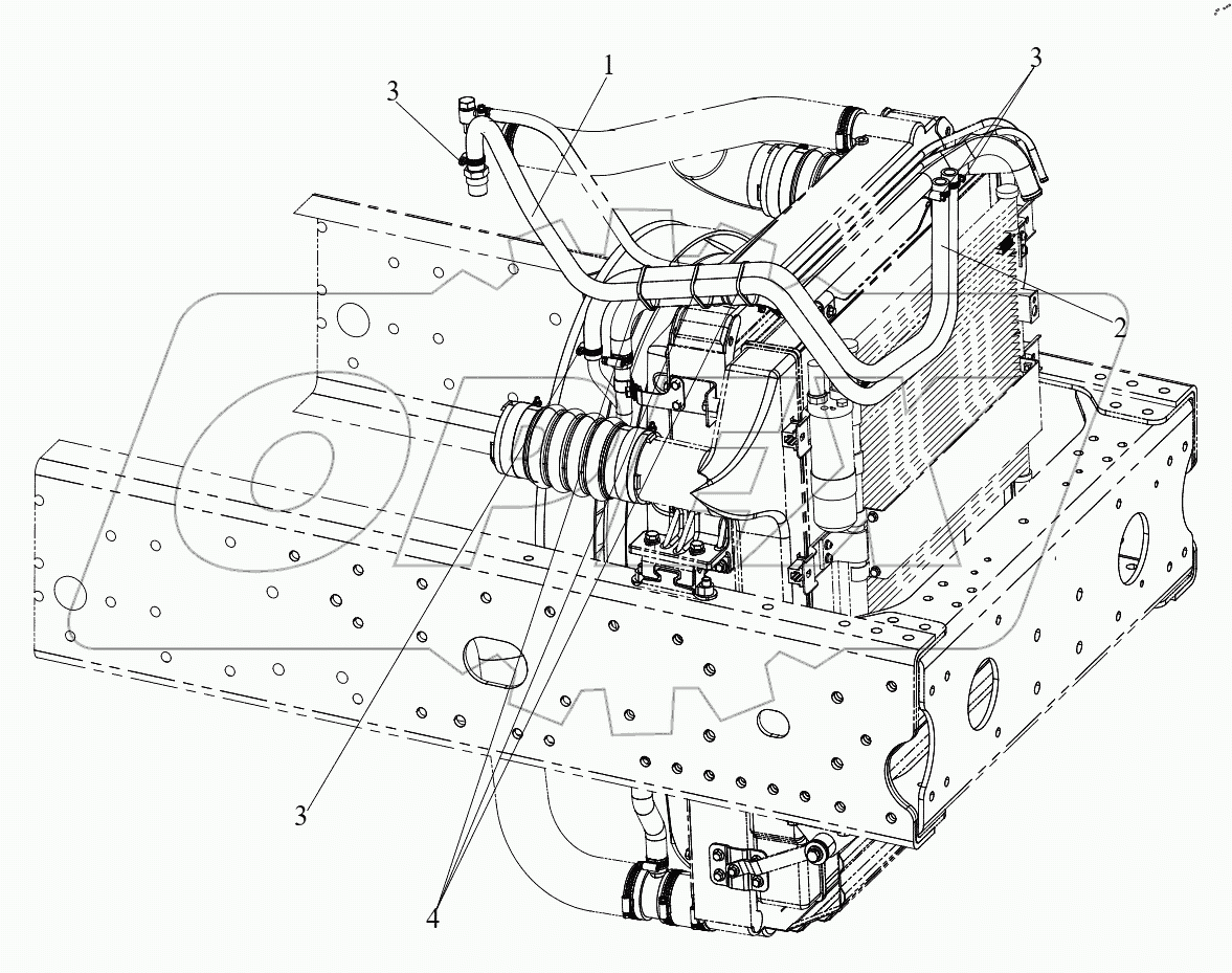  Водопроводы отопителя