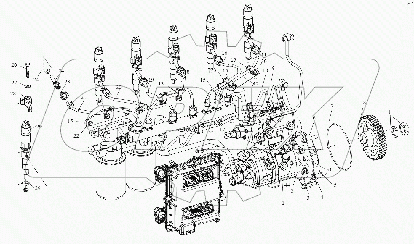  Система подачи топлива
