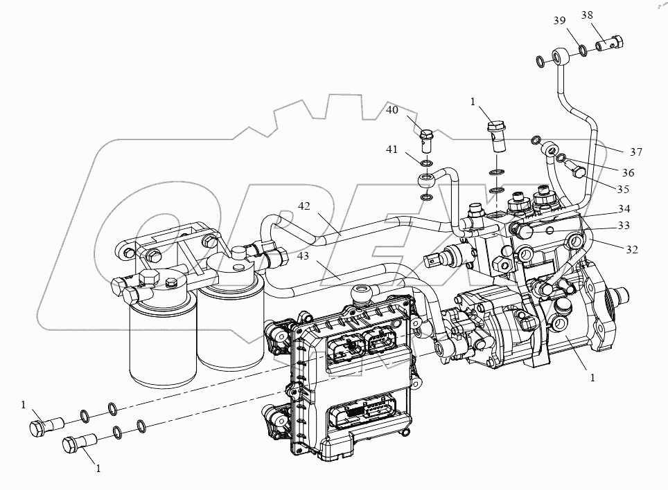  Система подачи топлива