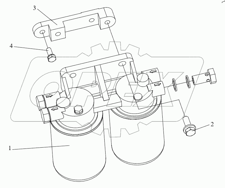  Фильтр тонкой очистки топлива