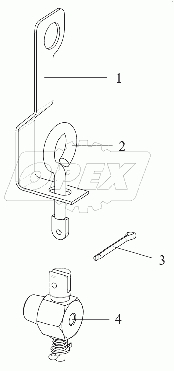  Сливной кран