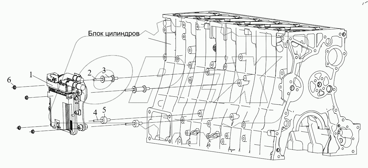  Блок управления двигателем