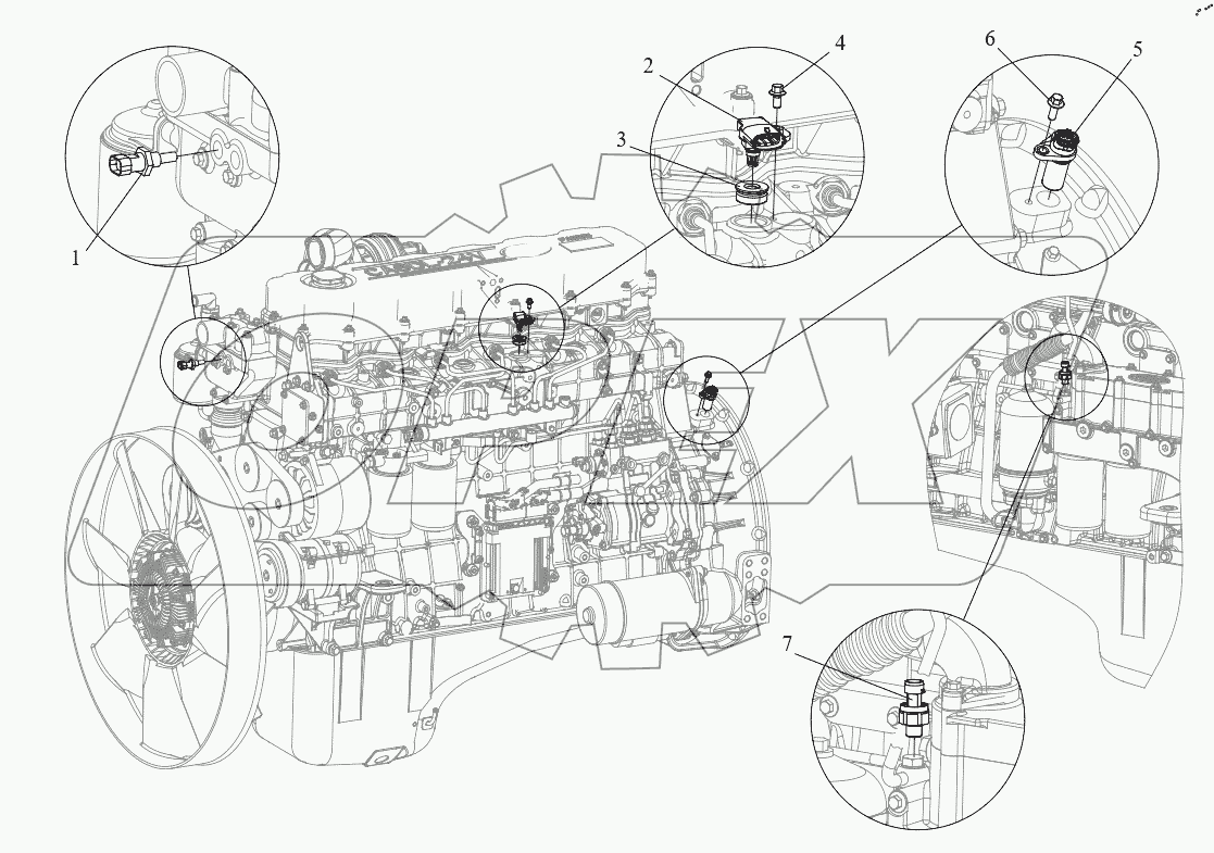  Датчик электронной системы управления