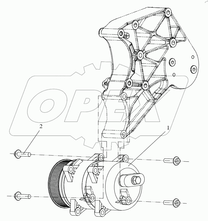  Компрессор с воздушным охлаждением