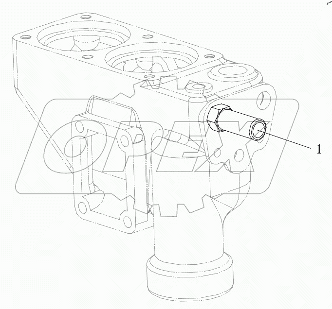  Перепускной штуцер мочевины