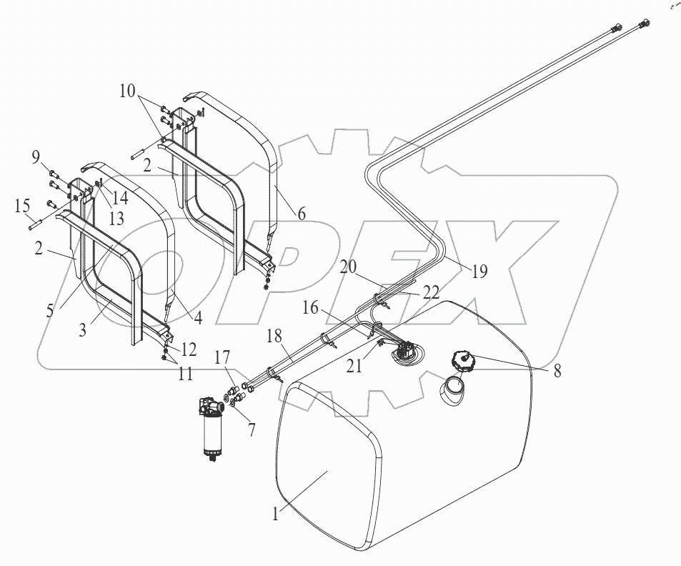  Топливный бак и топливопроводы