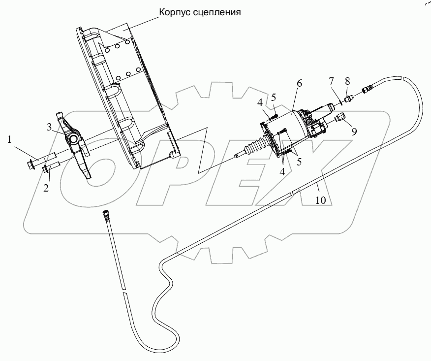  Система управления сцеплением