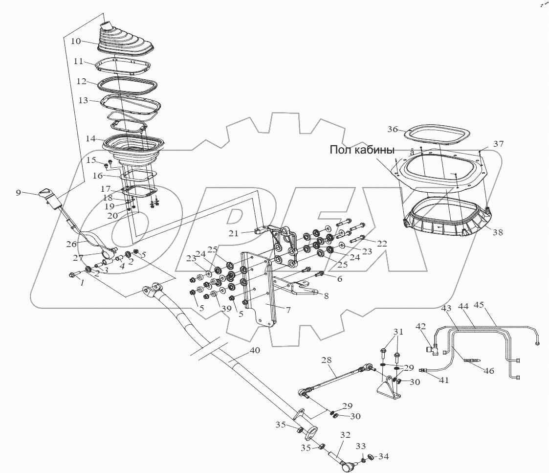 Механизм управления переключением передач