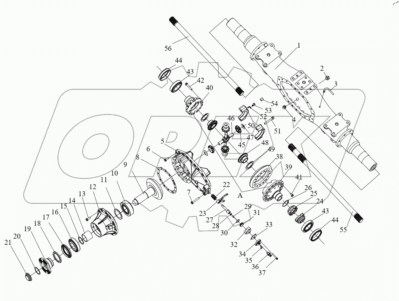  Задний мост