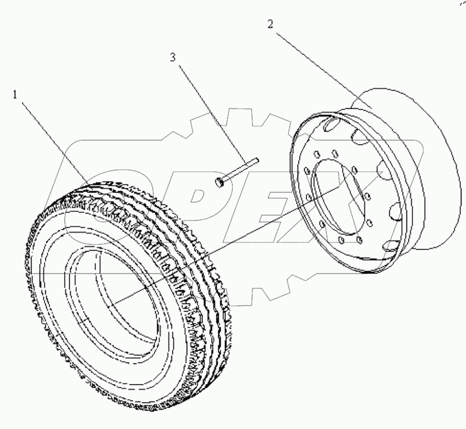  Колесо с шиной
