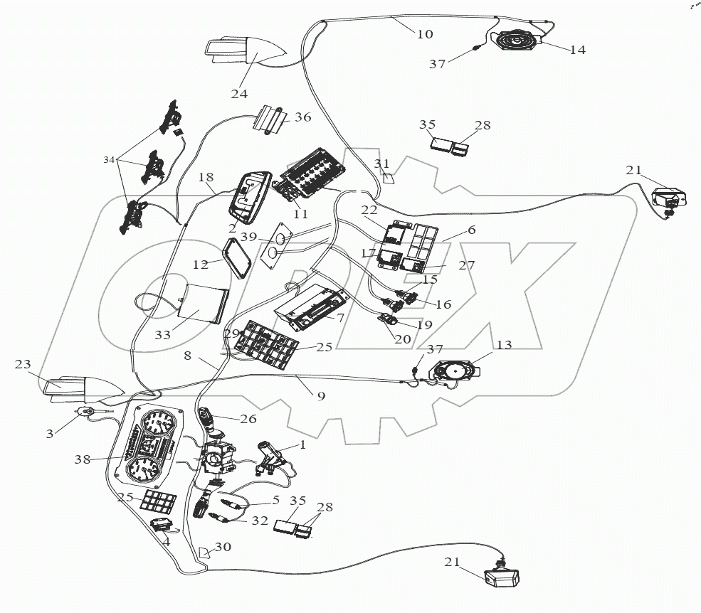  Электрооборудование кабины