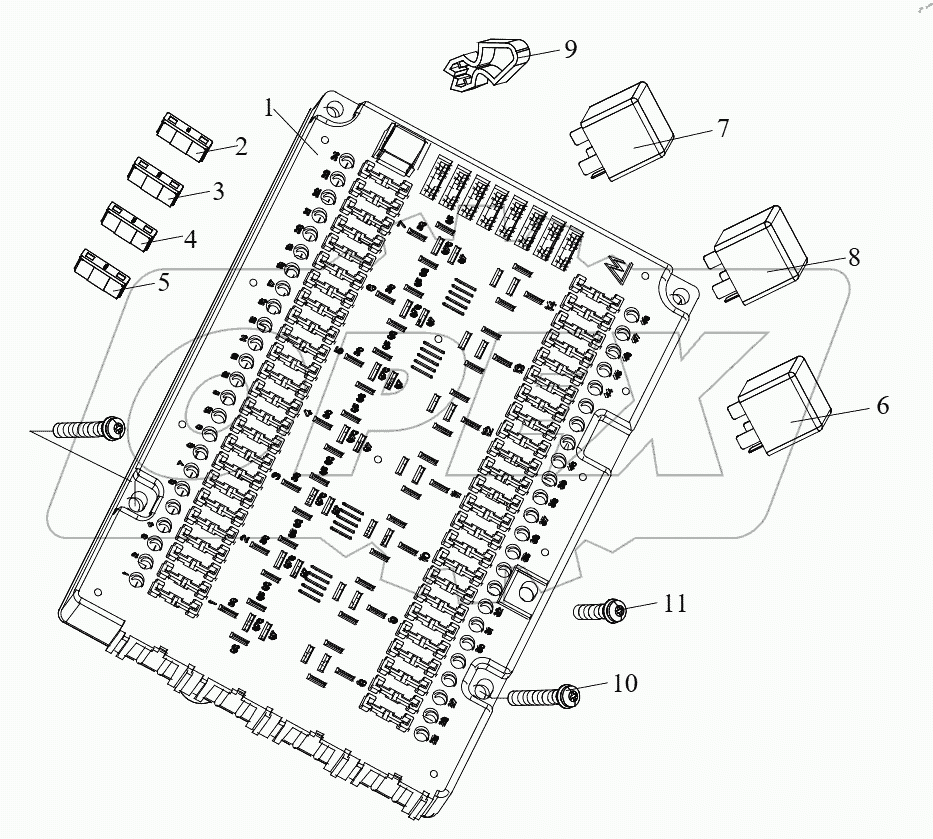  Блок предохранителей с реле